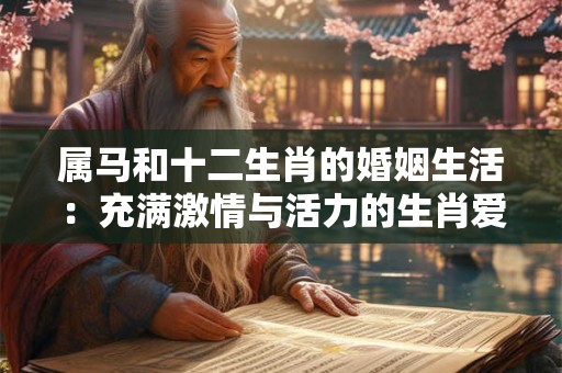 属马和十二生肖的婚姻生活：充满激情与活力的生肖爱情之旅