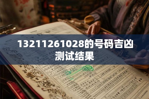 13211261028的号码吉凶测试结果