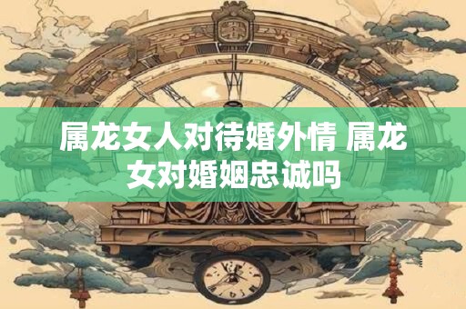 属龙女人对待婚外情 属龙女对婚姻忠诚吗