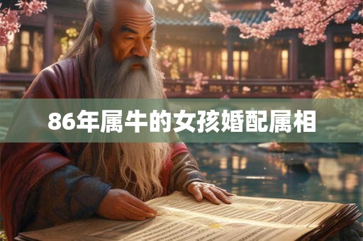 86年属牛的女孩婚配属相