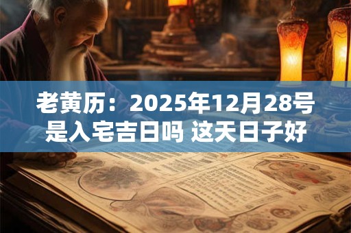 老黄历：2025年12月28号是入宅吉日吗 这天日子好吗