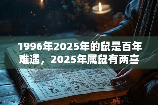 1996年2026年的鼠是百年难遇,2026年属鼠有两喜缠身 1996年2026年的鼠是百年难遇,2026年属鼠有两喜缠身