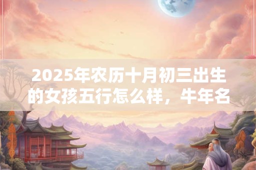 2025年农历十月初三出生的女孩五行怎么样，牛年名字推荐