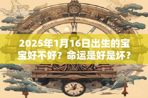2025年1月16日出生的宝宝好不好？命运是好是坏？