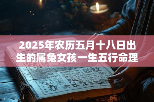 2025年农历五月十八日出生的属兔女孩一生五行命理分析