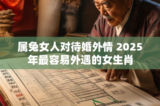 属兔女人对待婚外情 2025年最容易外遇的女生肖