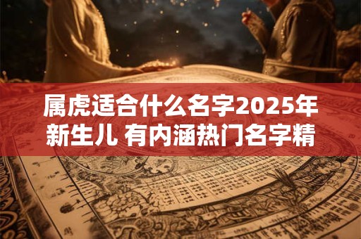属虎适合什么名字2025年新生儿 有内涵热门名字精选