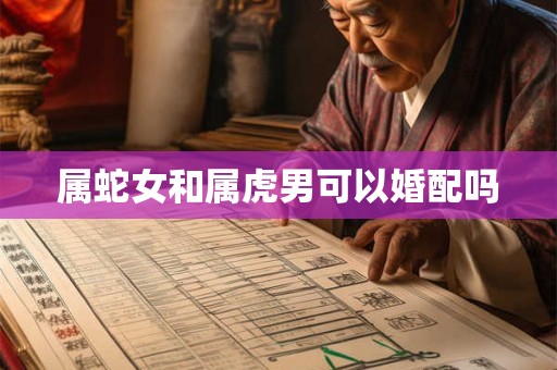 属蛇女和属虎男可以婚配吗 属蛇女和属虎男可以婚配吗
