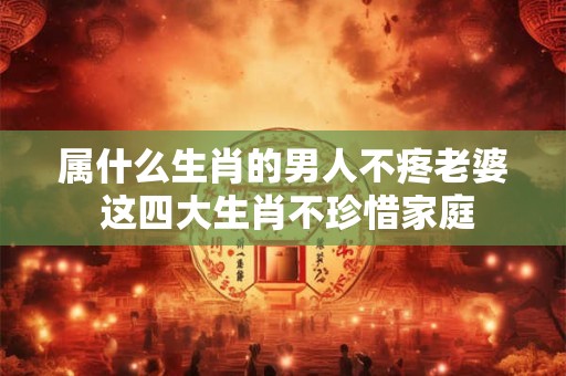 属什么生肖的男人不疼老婆 这四大生肖不珍惜家庭