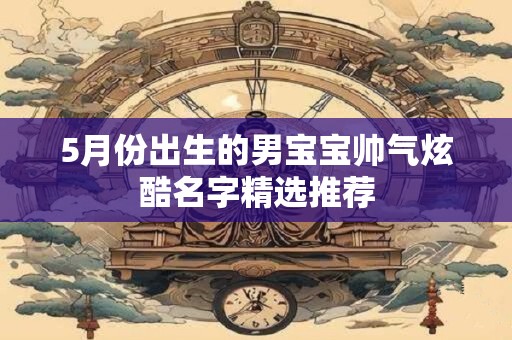 5月份出生的男宝宝帅气炫酷名字精选推荐