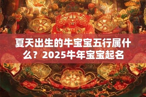 夏天出生的牛宝宝五行属什么？2025牛年宝宝起名