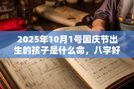 2025年10月1号国庆节出生的孩子是什么命，八字好不好