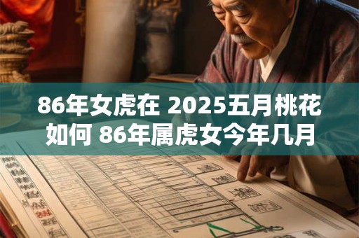86年女虎在 2025五月桃花如何 86年属虎女今年几月桃花最旺