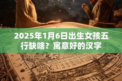 2025年1月6日出生女孩五行缺啥？寓意好的汉字