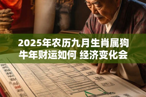 2025年农历九月生肖属狗牛年财运如何 经济变化会比较多