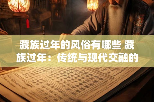 藏族过年的风俗有哪些 藏族过年：传统与现代交融的节日盛宴