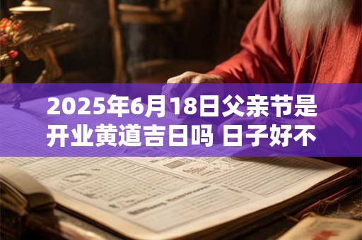 2026年6月18日父亲节是开业黄道吉日吗 日子好不好 2026年6月18日父亲节是开业黄道吉日吗 日子好不好