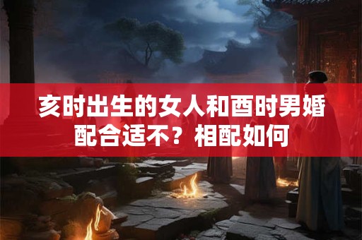 亥时出生的女人和酉时男婚配合适不？相配如何