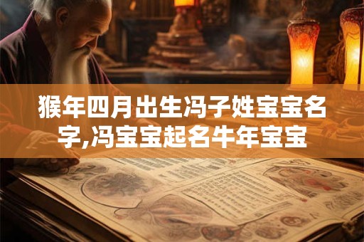 猴年四月出生冯子姓宝宝名字,冯宝宝起名牛年宝宝