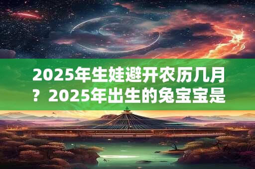 2025年生娃避开农历几月？2025年出生的兔宝宝是什么命？