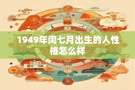 1949年闰七月出生的人性格怎么样