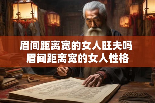 眉间距离宽的女人旺夫吗 眉间距离宽的女人性格