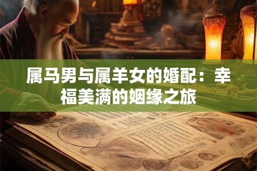 属马男与属羊女的婚配：幸福美满的姻缘之旅