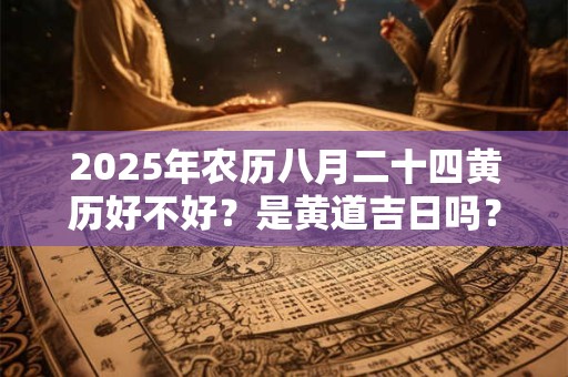 2025年农历八月二十四黄历好不好？是黄道吉日吗？