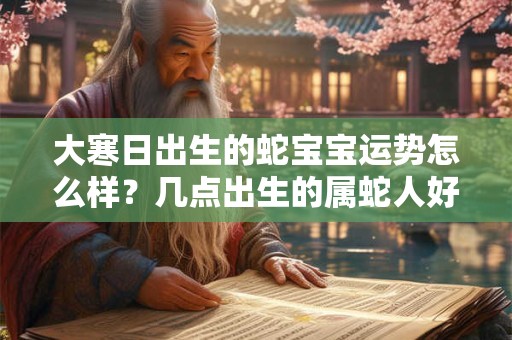 大寒日出生的蛇宝宝运势怎么样？几点出生的属蛇人好