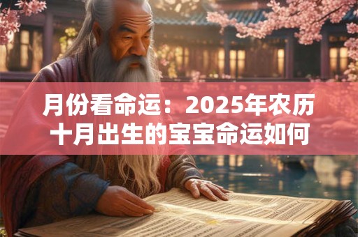 月份看命运：2025年农历十月出生的宝宝命运如何