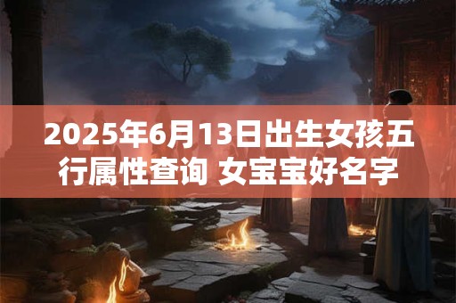 2025年6月13日出生女孩五行属性查询 女宝宝好名字合集