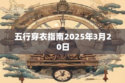 五行穿衣指南2025年3月20日 五行穿衣指南2025年3月20日
