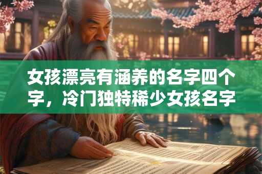 女孩漂亮有涵养的名字四个字，冷门独特稀少女孩名字