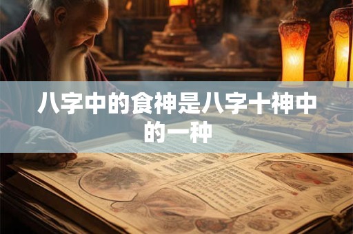 八字中的食神是八字十神中的一种