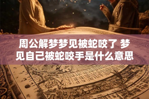 周公解梦梦见被蛇咬了 梦见自己被蛇咬手是什么意思