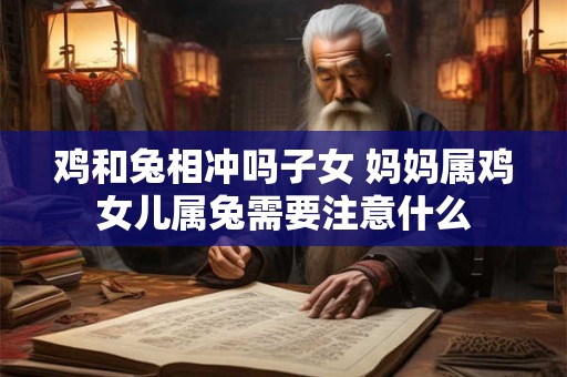 鸡和兔相冲吗子女 妈妈属鸡女儿属兔需要注意什么