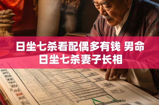 日坐七杀看配偶多有钱 男命日坐七杀妻子长相 日坐七杀看配偶多有钱 男命日坐七杀妻子长相