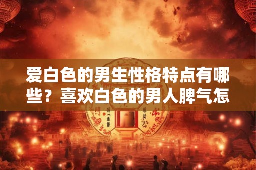 爱白色的男生性格特点有哪些？喜欢白色的男人脾气怎么样