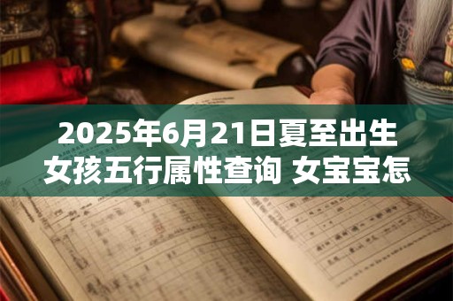 2025年6月21日夏至出生女孩五行属性查询 女宝宝怎么起名