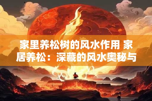 家里养松树的风水作用 家居养松：深藏的风水奥秘与生活艺术