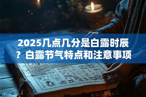 2025几点几分是白露时辰？白露节气特点和注意事项