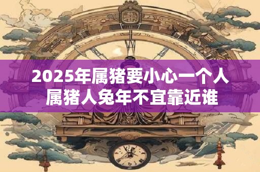 2026年属猪要小心一个人 属猪人兔年不宜靠近谁