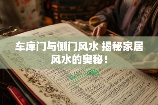 车库门与侧门风水 揭秘家居风水的奥秘！