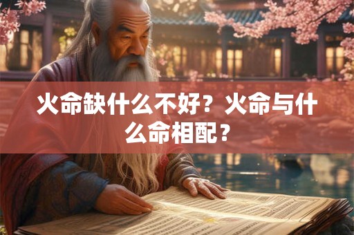火命缺什么不好？火命与什么命相配？