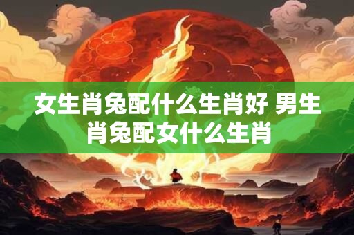 女生肖兔配什么生肖好 男生肖兔配女什么生肖