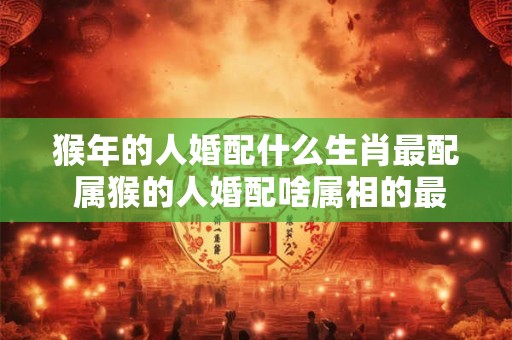 猴年的人婚配什么生肖最配 属猴的人婚配啥属相的最好