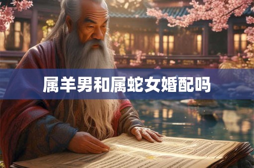 属羊男和属蛇女婚配吗