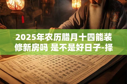 2025年农历腊月十四能装修新房吗 是不是好日子-择吉日网