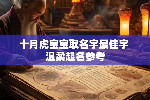 十月虎宝宝取名字最佳字 温柔起名参考
