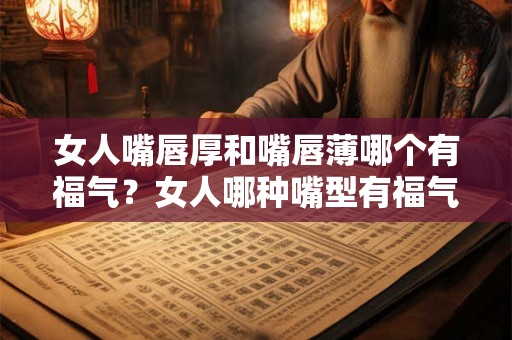 女人嘴唇厚和嘴唇薄哪个有福气？女人哪种嘴型有福气？